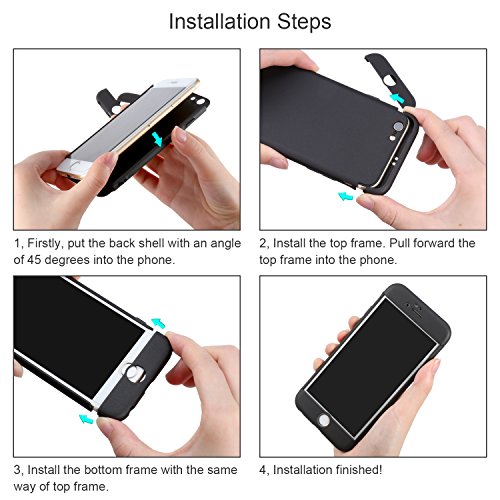 Ivencase iPhone 8 Cover Premio Ibrido Rugged 3 in