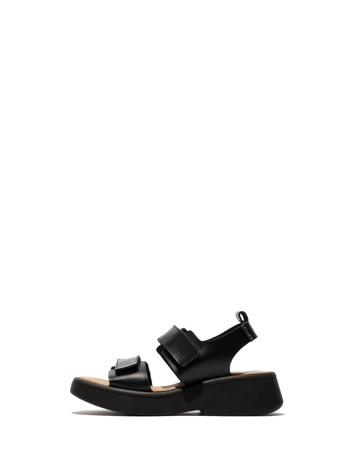 Fly London Women's MEFS474FLY Sandal, Black, 5 UK