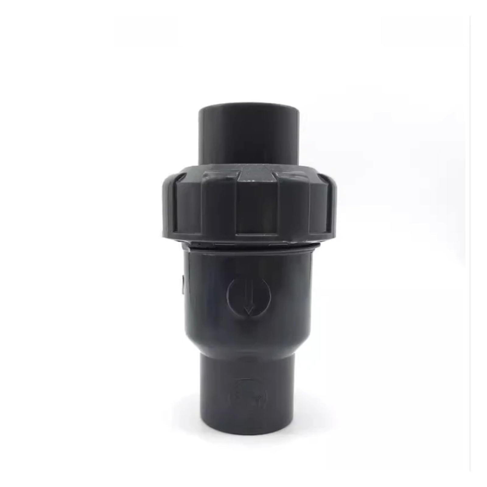 Pxmwitsez Dark Gray Upvc Check Valve - 20Mm, 25Mm, 32Mm, 40Mm, 50Mm Pvc Pipe Connector(,32Mm)