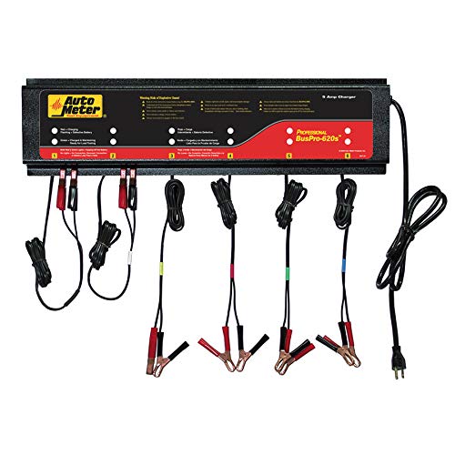 Auto Meter BUSPRO-620S Smart Multi-Battery Charger (6 Channel) 230v 5 amp