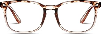 Jectieey Reading Glasses for Women Men - Anti Glare Blue Light Blocking Glasses,Sturdy Eyeglasses