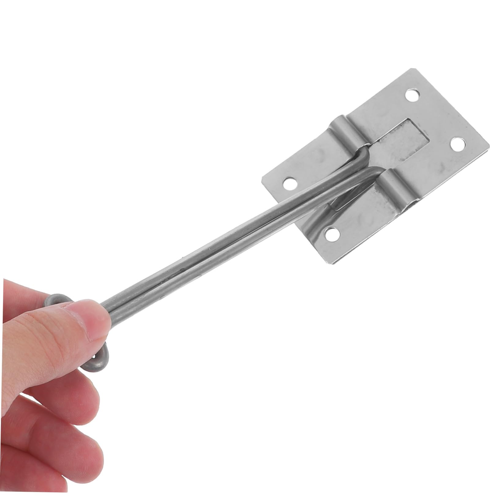 Gatuida 5 Juegos conectar accesorios rv para interior juego de puertas correderas pestillos soporte del pestillo de la puerta de rv kit de pestillo de puerta de remolque Acero inoxidable