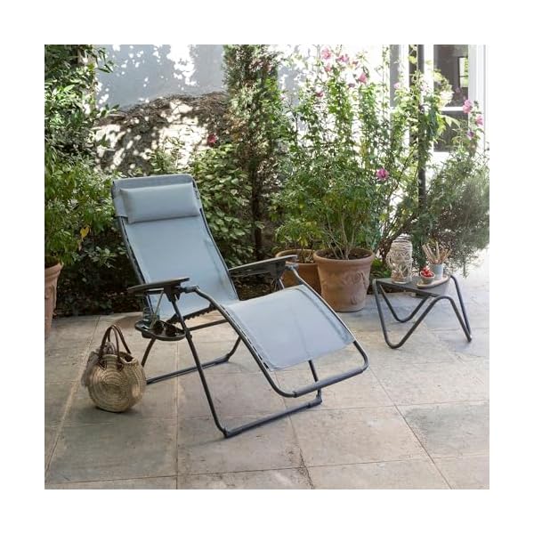 Lafuma Futura Relaxliege Batyline Duo Grau Galet