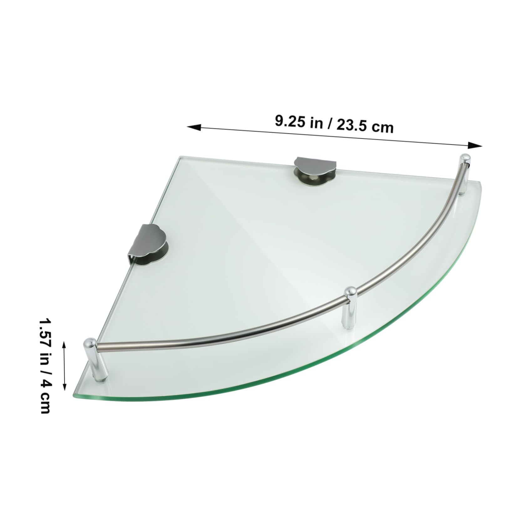 KOMBIUDA Étagère Bain Carrelage Triangulaire en Acier Inoxydable, Lot de 2