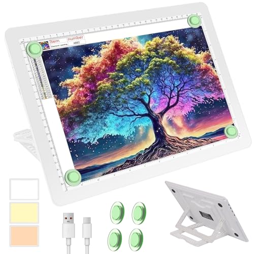 Phylosal A4 Leuchttisch mit Ständer, Wiederaufladbares...