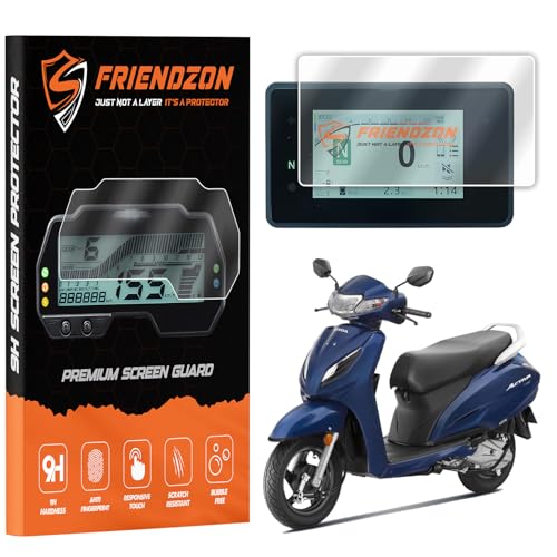 Image of 9H Screen Guard Protector For HONDA Activa 110 2025 Bike || Anti Scratch || Anti-Bubble || HD Clear || TFT Instrument Cluster Protector || Speedometer Accessory [Not Tempered Glass] (Pack of 1)