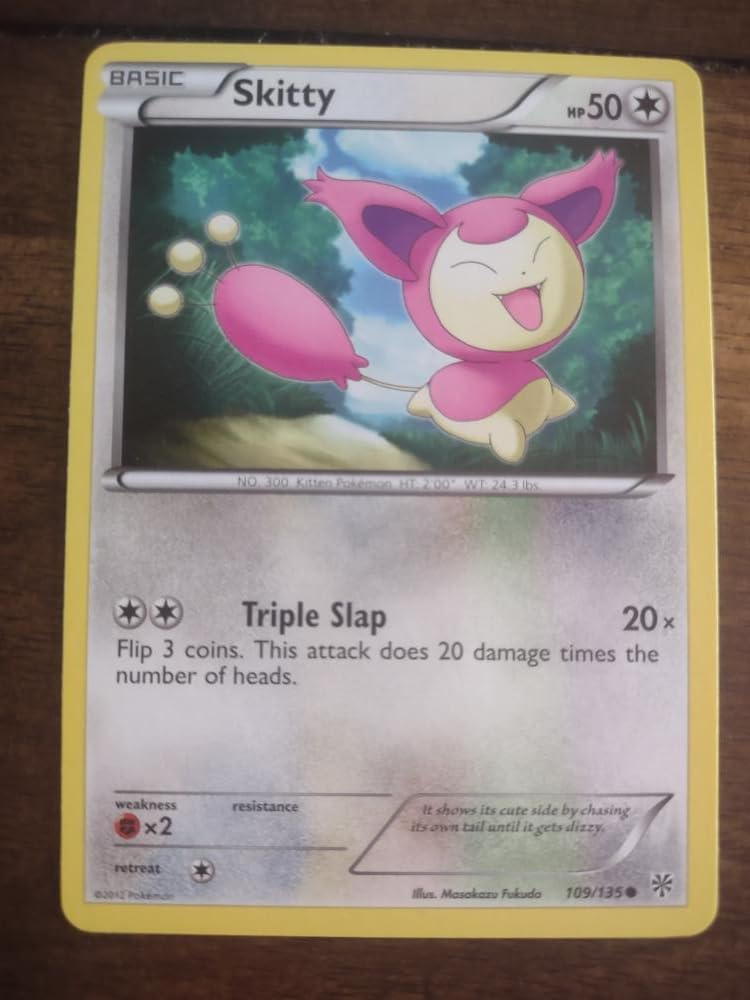 Skitty REGULAR Plasma Storm 109/135 common - Image 1