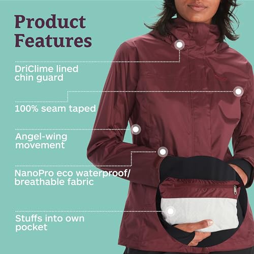 Image of MARMOT Women's PreCip Lightweight Waterproof Rain Jacket