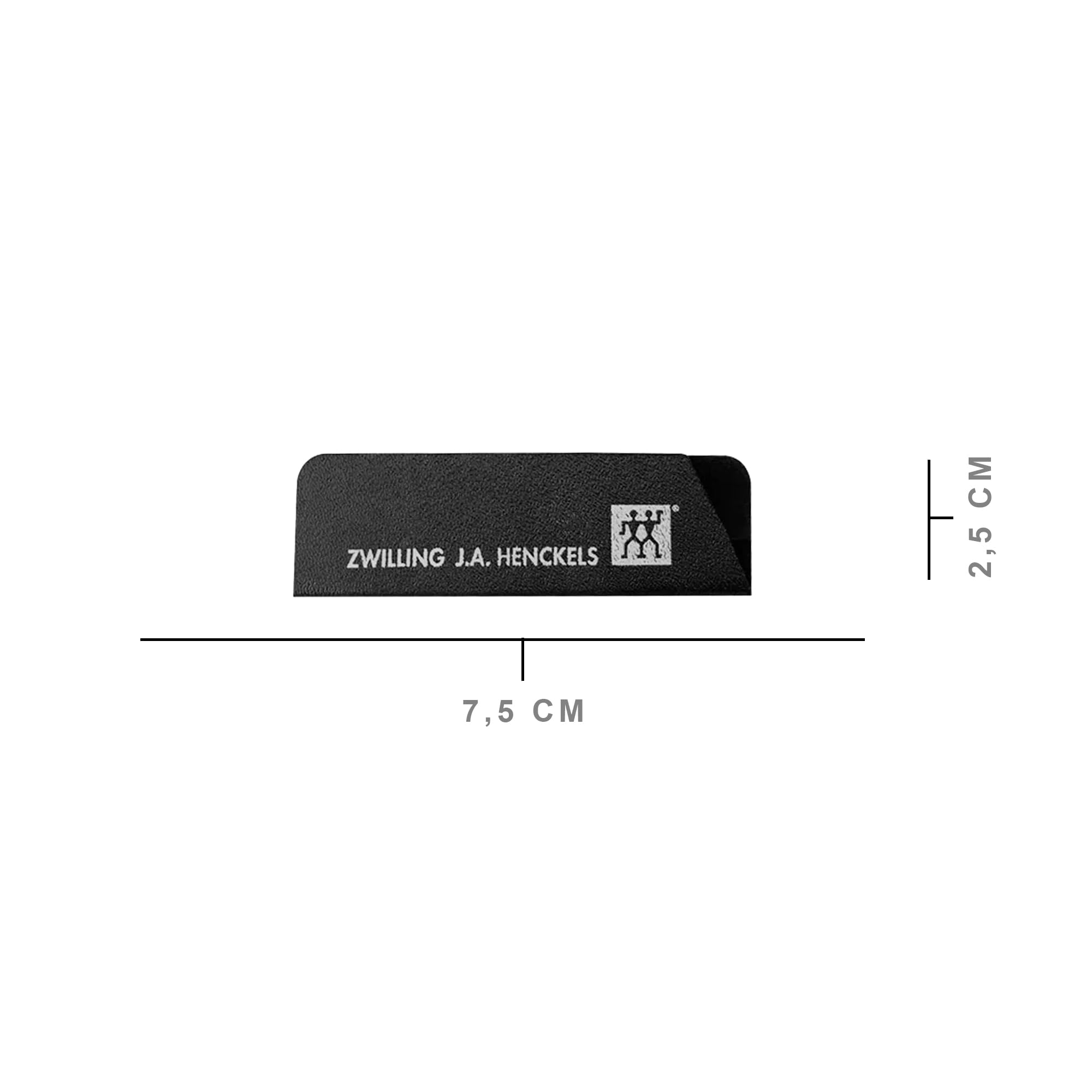 ZWILLING étui pour couteau, dimensions : 8 x 0,5 x 2 cm, pour couteaux dont la lame mesure jusqu'à 8 cm, plastique, noir