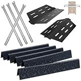 Genesis Grill Replacement for Weber Genesis 300 SER Grill Parts E310 E320 EP330 EP310 (w/Front Knobs) for Weber Flavorizer Bars 62783 62784 7620 7621, Webber Parts 62756 Heat Deflectors, 62752 Burners