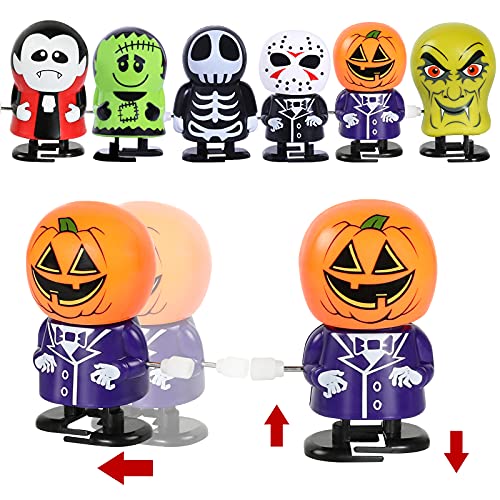 Max Fun 12Pcs Halloween Wind Up Toys Assortment Halloween Toys for Kids Halloween Party Favors Goody Bag Filler Treat Bag Stuffers Halloween Treats Prizes