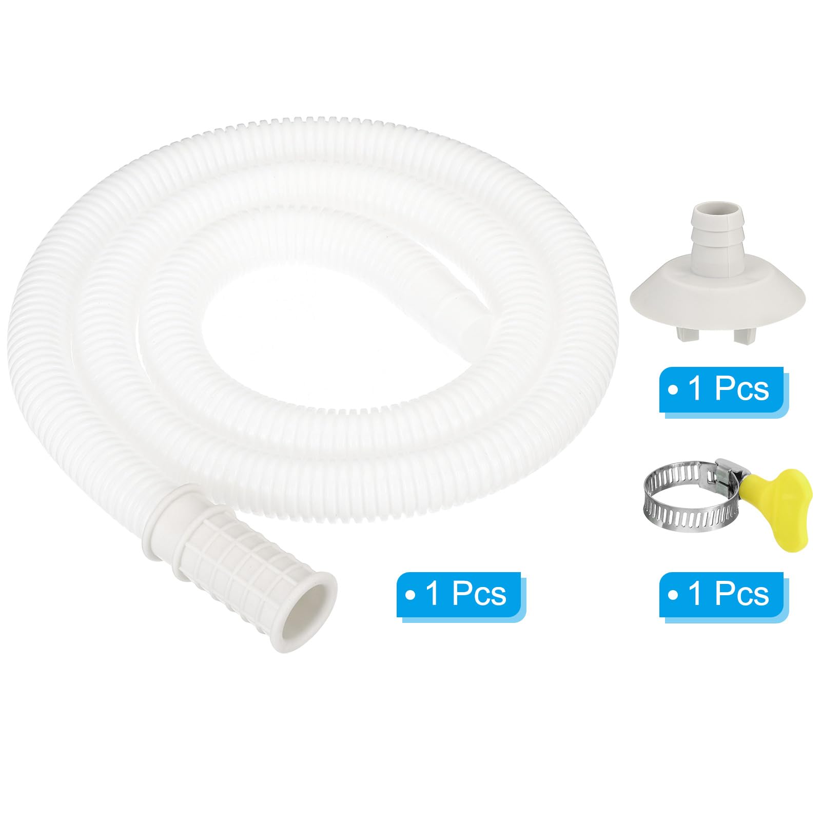 Raccordement de tuyau de vidange AC pour climatisation, raccord d'angle avec caoutchouc pour unités fendues et fenêtre AC unité 3/5 (15 mm