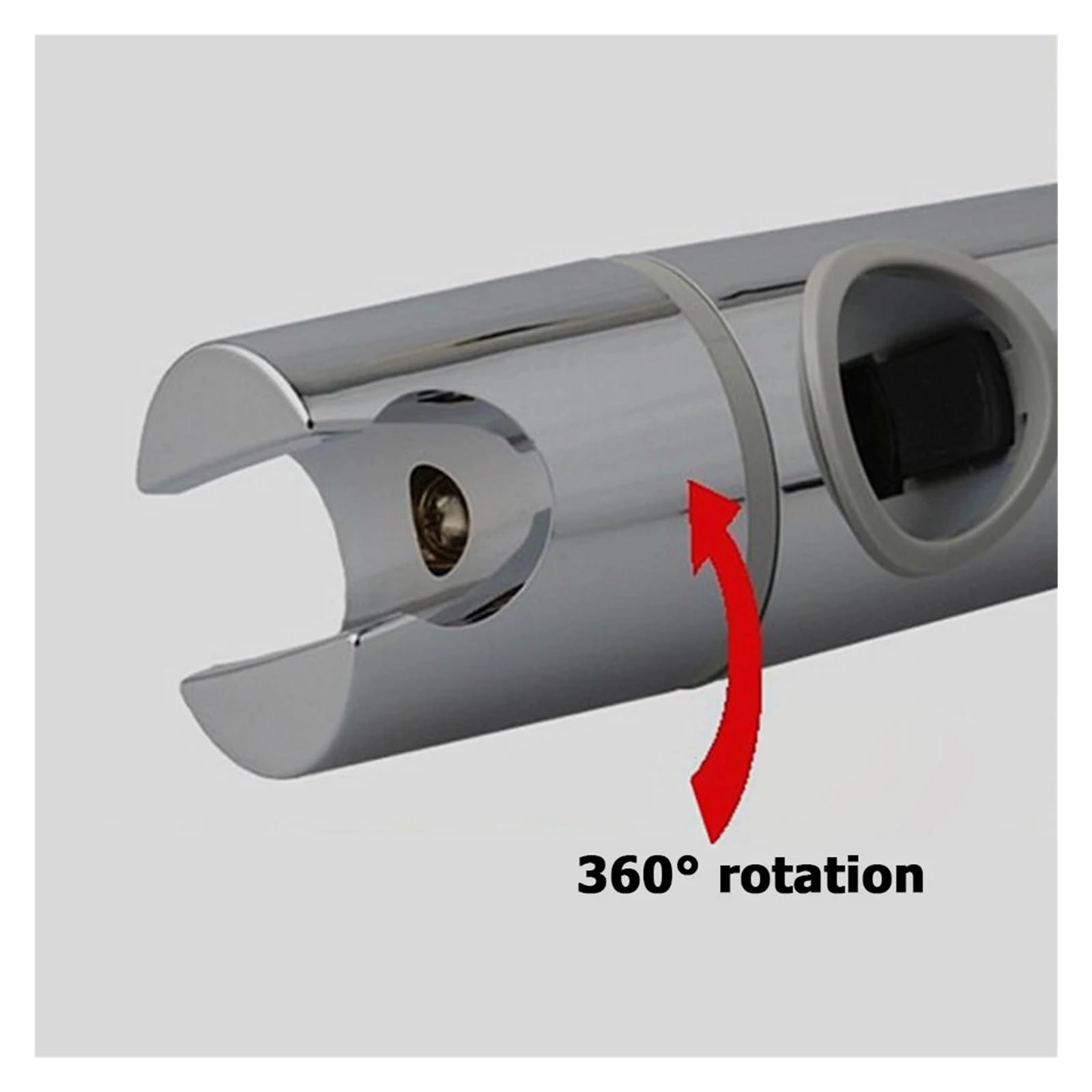 Handbrause Halter Verstellbarer Schienenschieber, Duschkopfhalter, Hubstangenhalterung, Montagehalterung