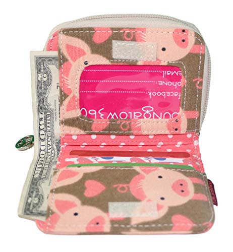 bungalow 360 Billfold Vegan Wallet (PIG)4
