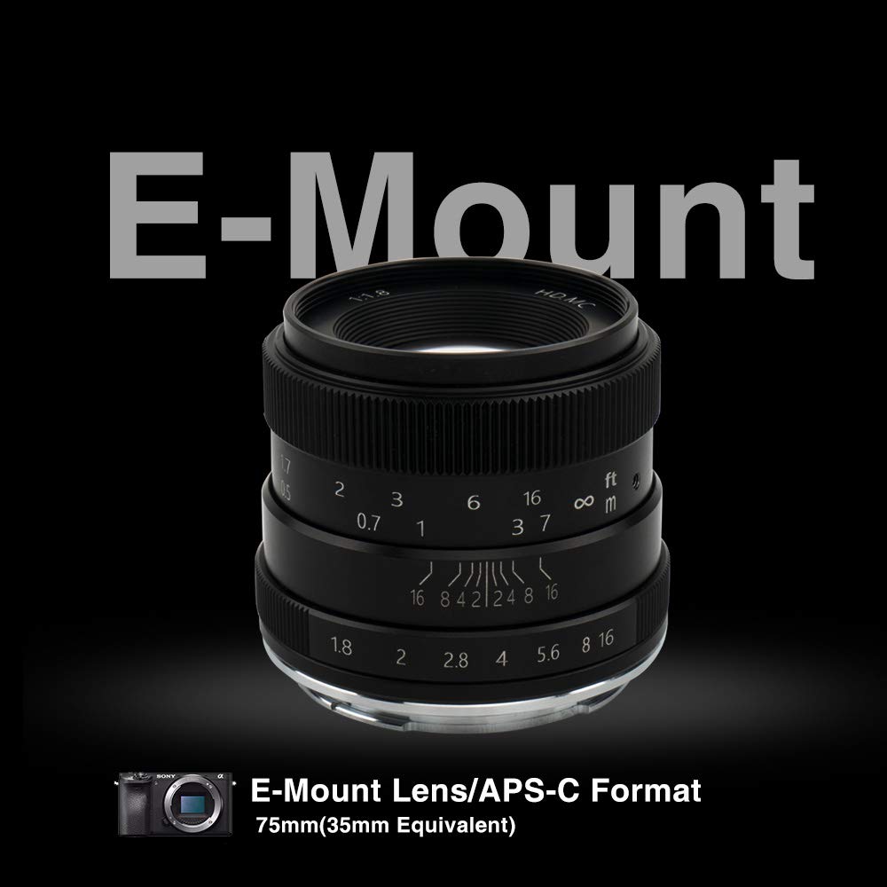 Amazon | Pergear 50mm F1.8 カメラレンズ ソニーEマウントカメラ用