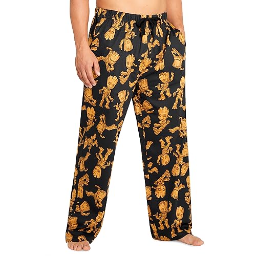 Marvel Avengers Largo Pantalón Pijama para Hombre y Adolescente