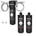 Waterdrop 10UA Under Sink Water Filter System and Waterdrop RF10 Replacement Filter Cartridge for 10UA/10UB Under Sink Water Filter, 2 Pack