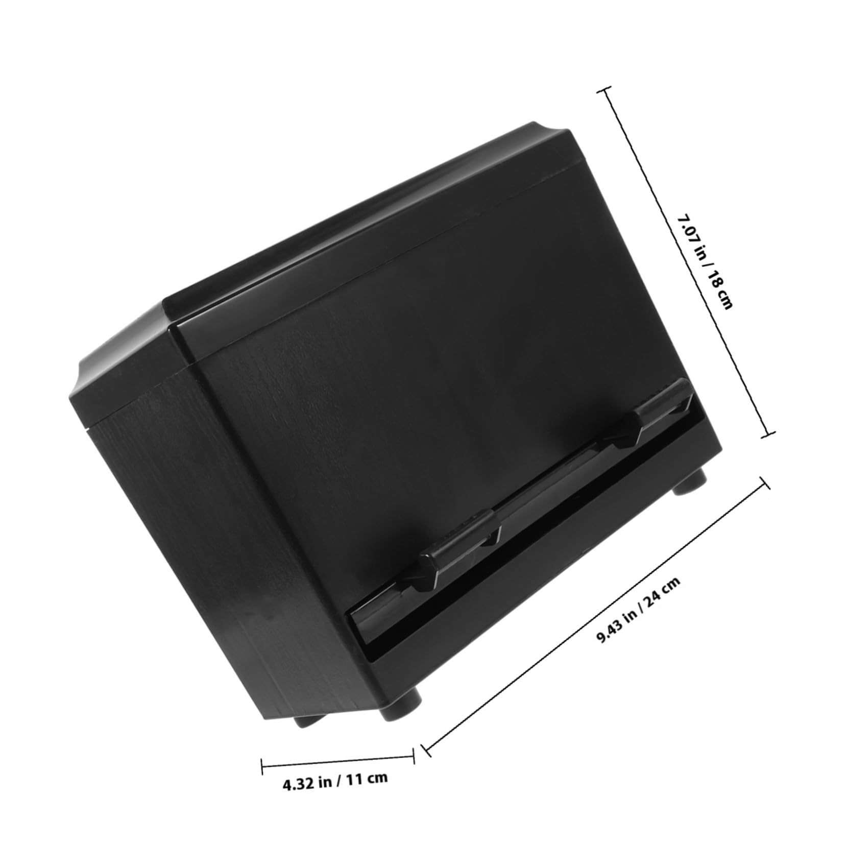 Automatische Push-type Strohhalmbox Schwarz Langlebiger Pipetten-aufbewahrungsbehälter Praktischer Trinkhalmspender für Cafés Milchtee-shops und Gastronomie Stabiles Material