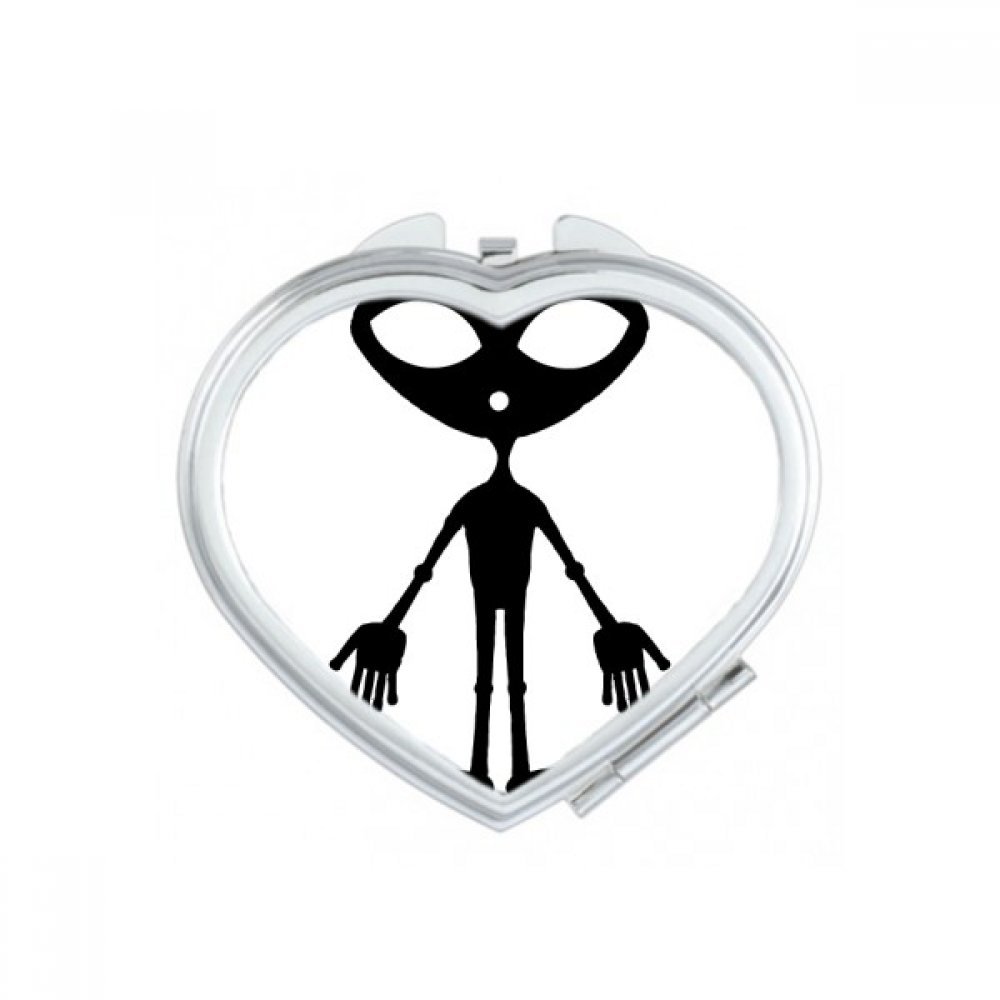 Miroir de poche univers et alien pour retouches maquillage rapides
