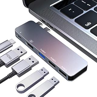 USB C Adapter for MacBook Pro 2020, MacBook Adapter HDMI, MacBook Air M1 USB Multiport USB C Hub with 4K HDMI, Thunderbolt 3 , for MacBook Pro 13