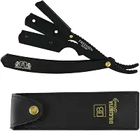 Navalhete para Barba Navalha Profissional para Barbeiro Aço Inox com Case Dilcintia