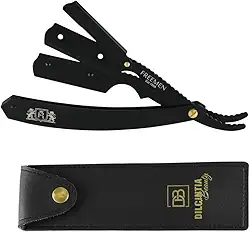 Navalhete para Barba Navalha Profissional para Barbeiro Aço Inox com Case Dilcintia