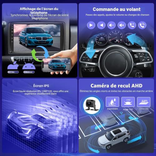 Autoradio GPS Ford Transit Custom avec Android Auto sans Fil - 7