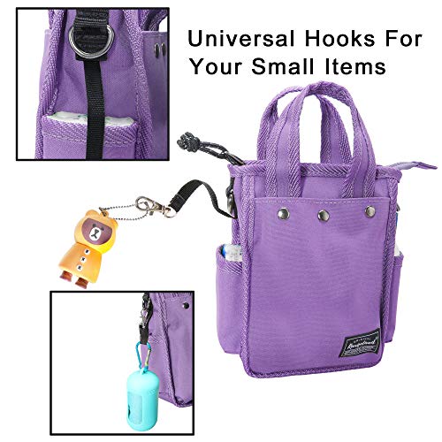 Mini Handbags For Women Crossbody Bag Top Handle, Iphone 13 Shopper Tote With Shoulder Strap Cute Girls (Purple) #TOP1