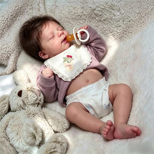 Muñeca Reborn Bebé Realista 48 cm con Accesorios