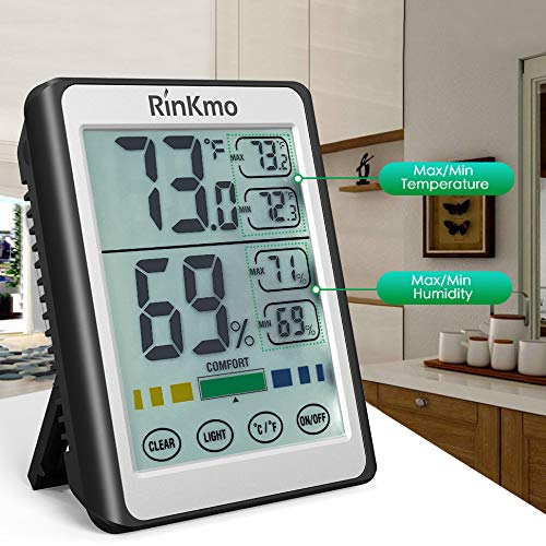 Digital Thermometer Hygrometer Indoor,Supreme Accurate Humidity Temperature Monitor Gauge for House,Office,Greenhouse, Home - Thumbnail 5