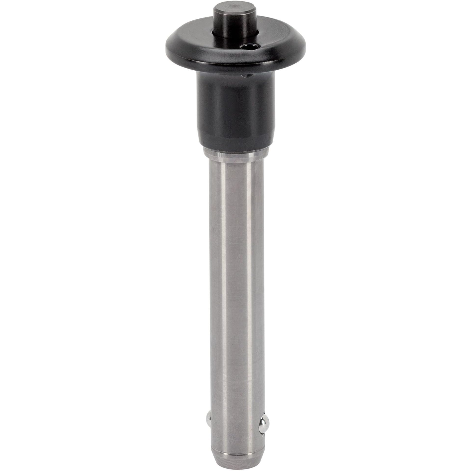 HALDER 22340.0217 Kugelsperrbolzen, d1 = 5 mm/l1 = 35 mm/Rostfreier Stahl 1.4305, noir