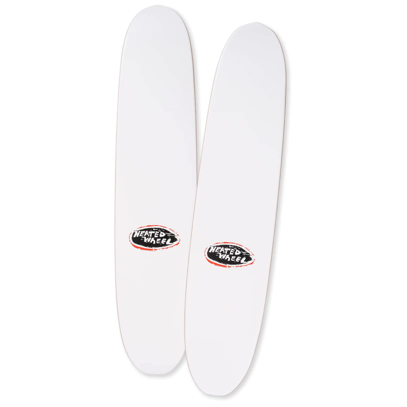 Amazon.com : The Heated Wheel Skateboard Deck Team Polarizer White