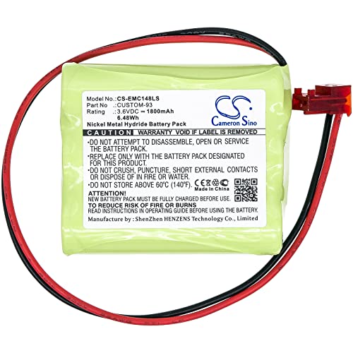 DRAWBELL Replacement Battery for C'ooper LPZ70RWH Part NO CUSTOM-93?1800mAh/6.48Wh?