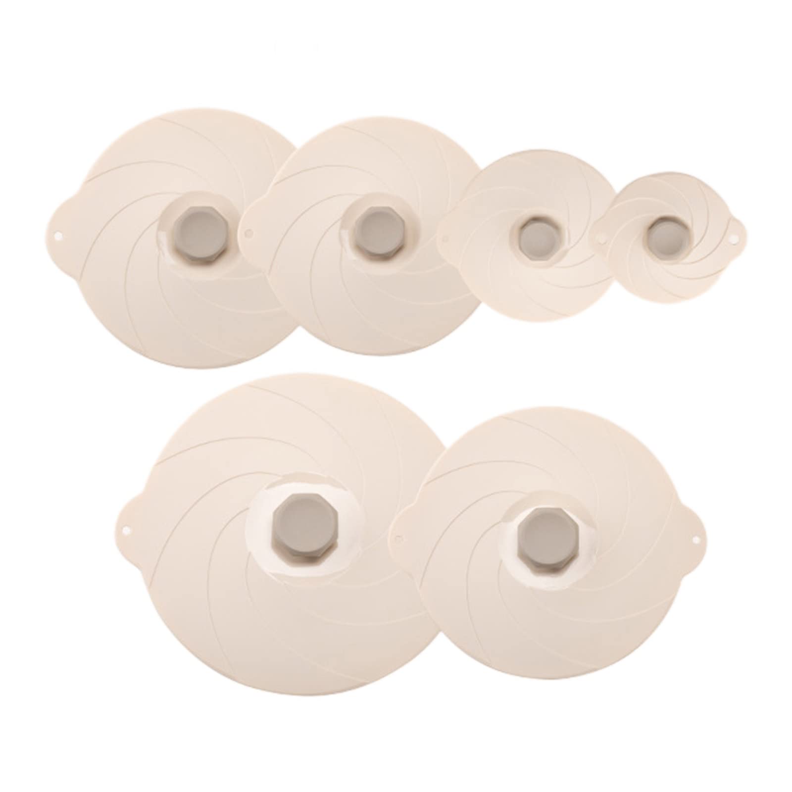 Set 5 Coperchi Universali In Silicone Con Ventosa, Ermetici, Adatti A Pentole E Ciotole, Lavabili E Riutilizzabili - 2