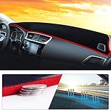 Maite Fit for Mitsubishi Outlander 2014-2020 Car Dashboard Cover Dash Mat with Silicone Non-Slip...