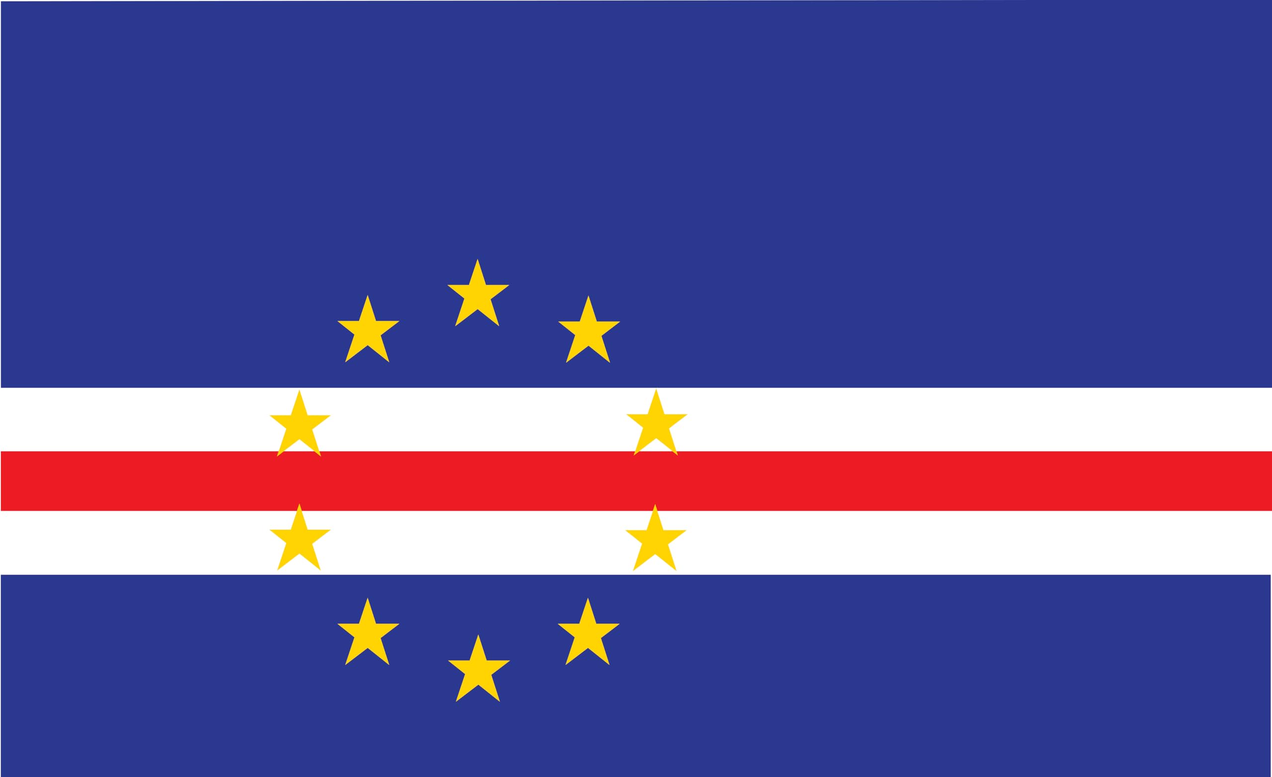 Drapeau du Cap-Vert grand format drapeau national de pavillon marine 120x80 cm