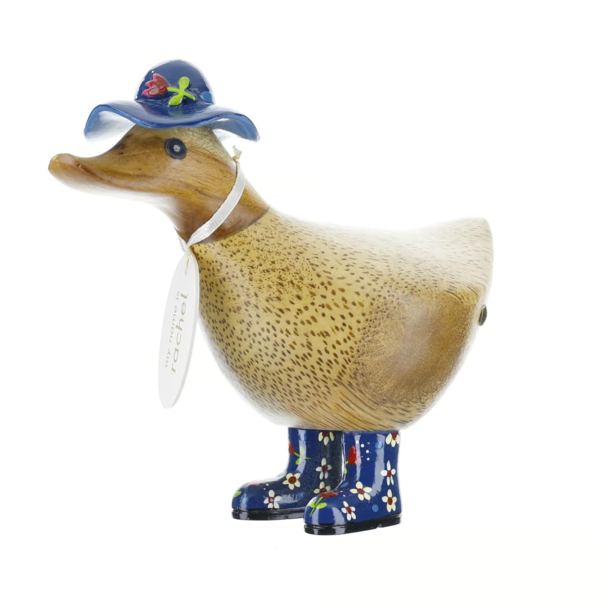 DCUK Floral Hat and Welly Boot Ducky - Navy