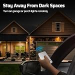 500W Wireless Remote Control Light Bulb Socket, E26/E27 Base, No Wiring Needed, 100FT Long Range & IP67 Waterproof, for Lamp/Closet/Stairwell, FCC/CE Certified