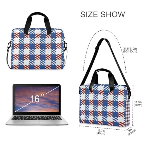 Bolso para laptop con asa y correa ajustable 15.6 pulg miniatura 5