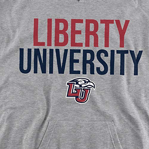 Liberty University Official Stacked Youth Kids Boy/Girls Pull-Over Hoodie Sweatshirt2