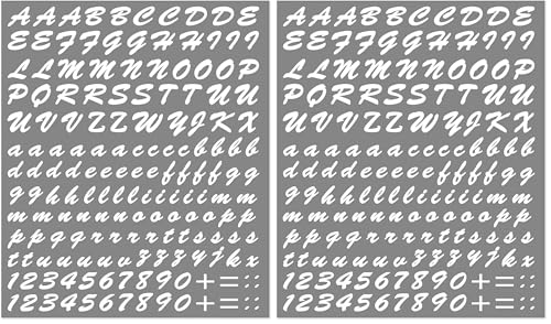 Kit lettres adhésives pour organiser la maison et personnaliser vos boîtes