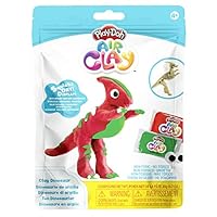 Play Doh Air Clay Dinosaur Parasaurolophus, Sensory and Educational Craft Toys for Kids, Ages 4+