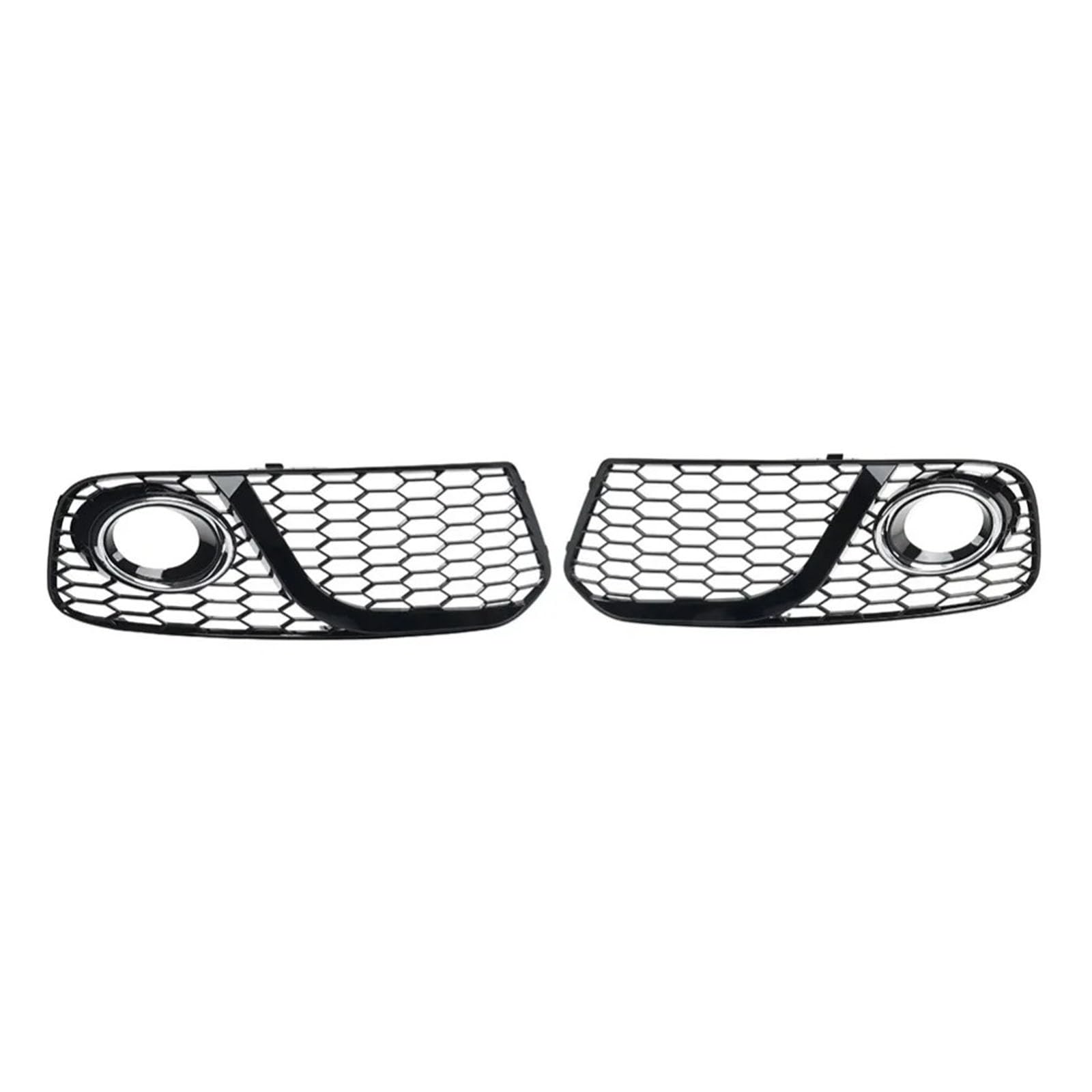 MOGFLMAN Car Front Bumper Fog Lights Lamp Grille Cover for Audi Q5 8R 2013-2016, Car Front Bumper Fog Lights Lamp Grille Cover 8R0807681M/8R0807682M