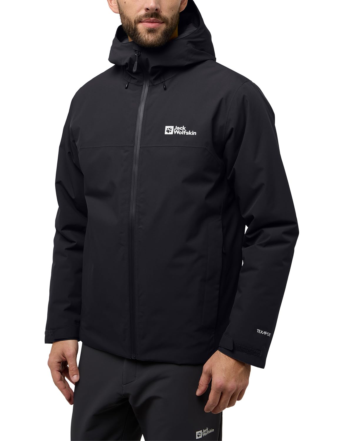 Jack Wolfskin Men's Wisper Ins JKT M Jacket, Black, XXL