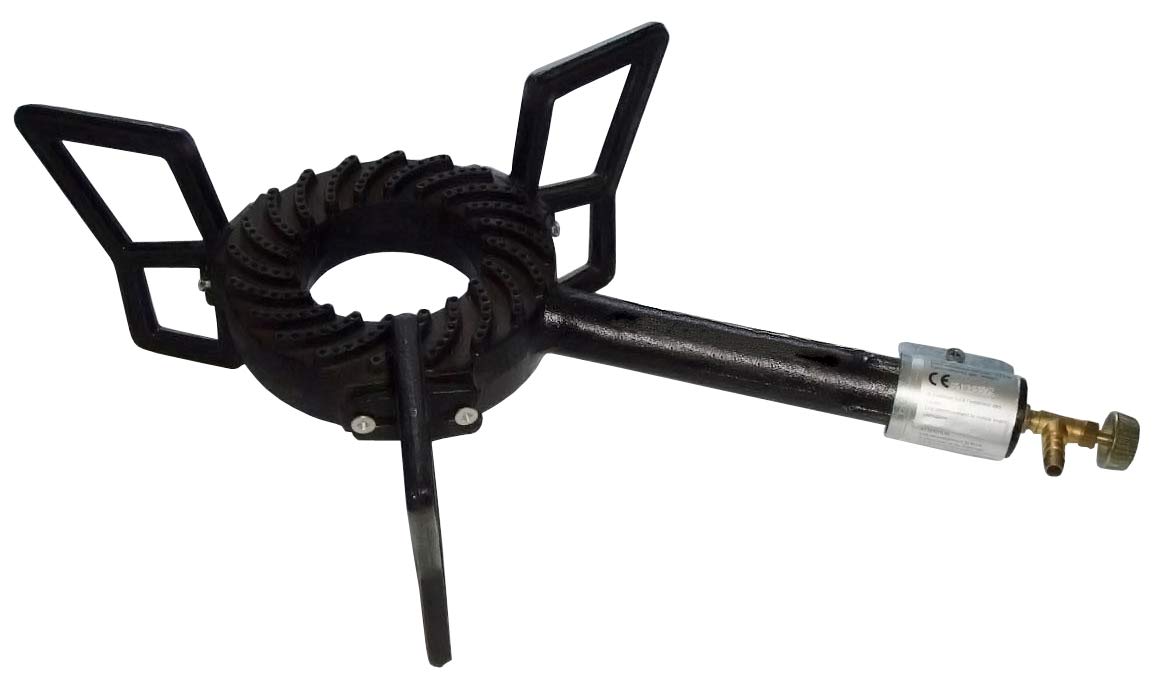 Riegolux 999281 - Fornello a gas rotondo treppiede