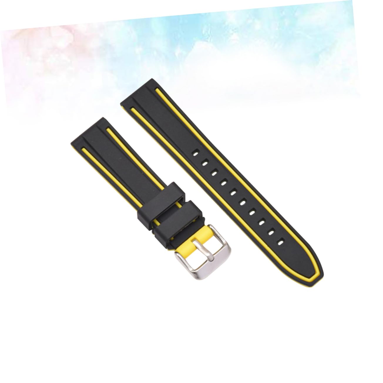 CALLARON 3 Uds Correas Simples Pulsera Para Reloj Banda De Silicona Para Reloj Inteligente Banda De Repuesto Para Reloj Correa De Silicona Correa De Reloj Dicromática S3 Accesorios