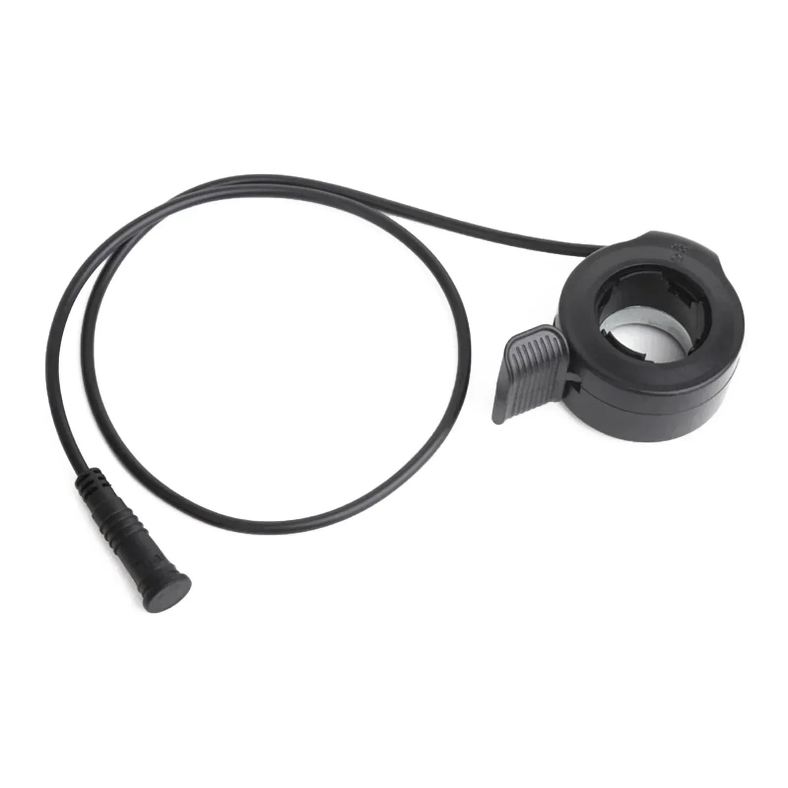 CaFfen Ebike Throttle 1pcs Electric Bike Thumb Throttle for 24-72V Black Practical Accessory