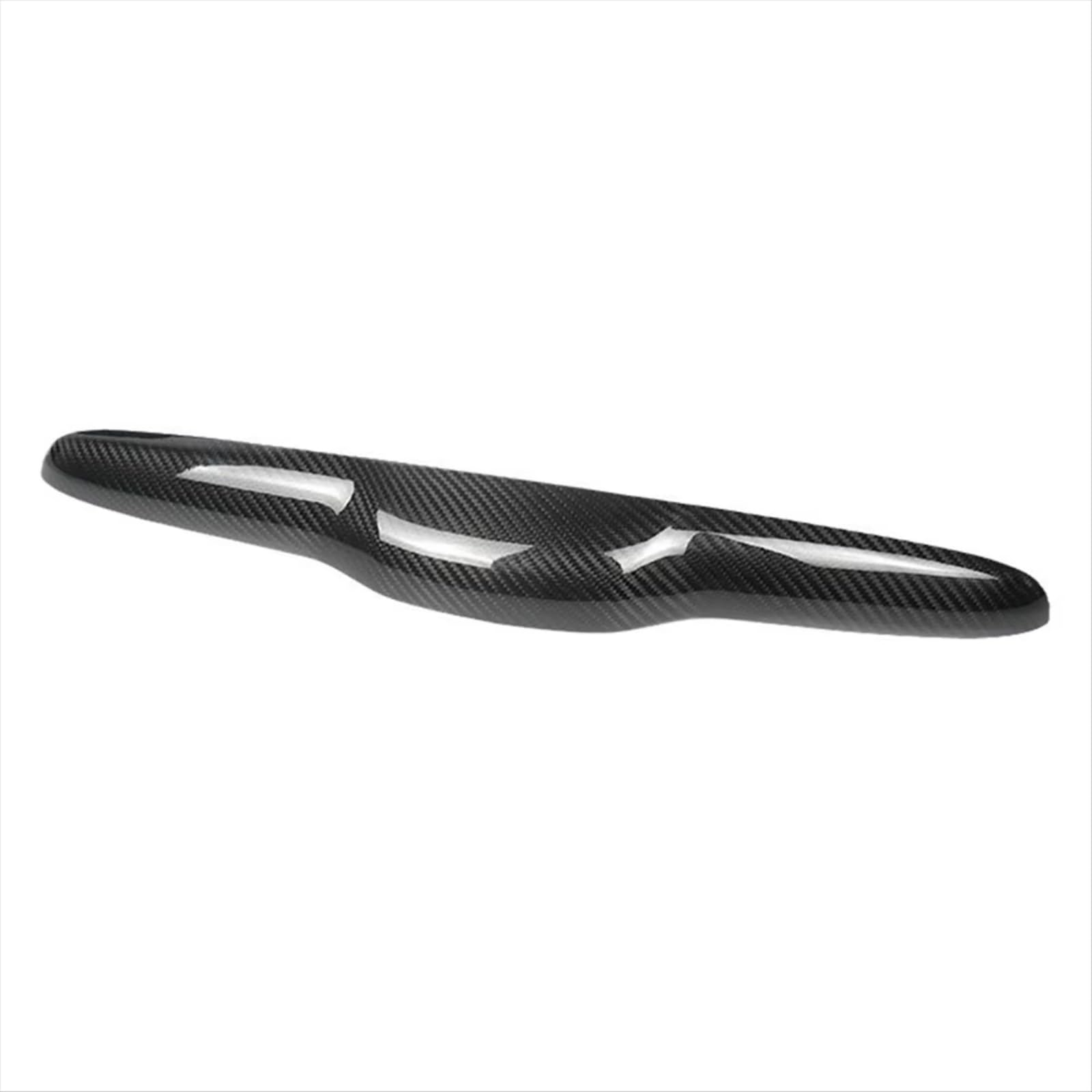Garniture poignée de hayon aspect fibre carbone pour coffre Fiat 500 haut de gamme