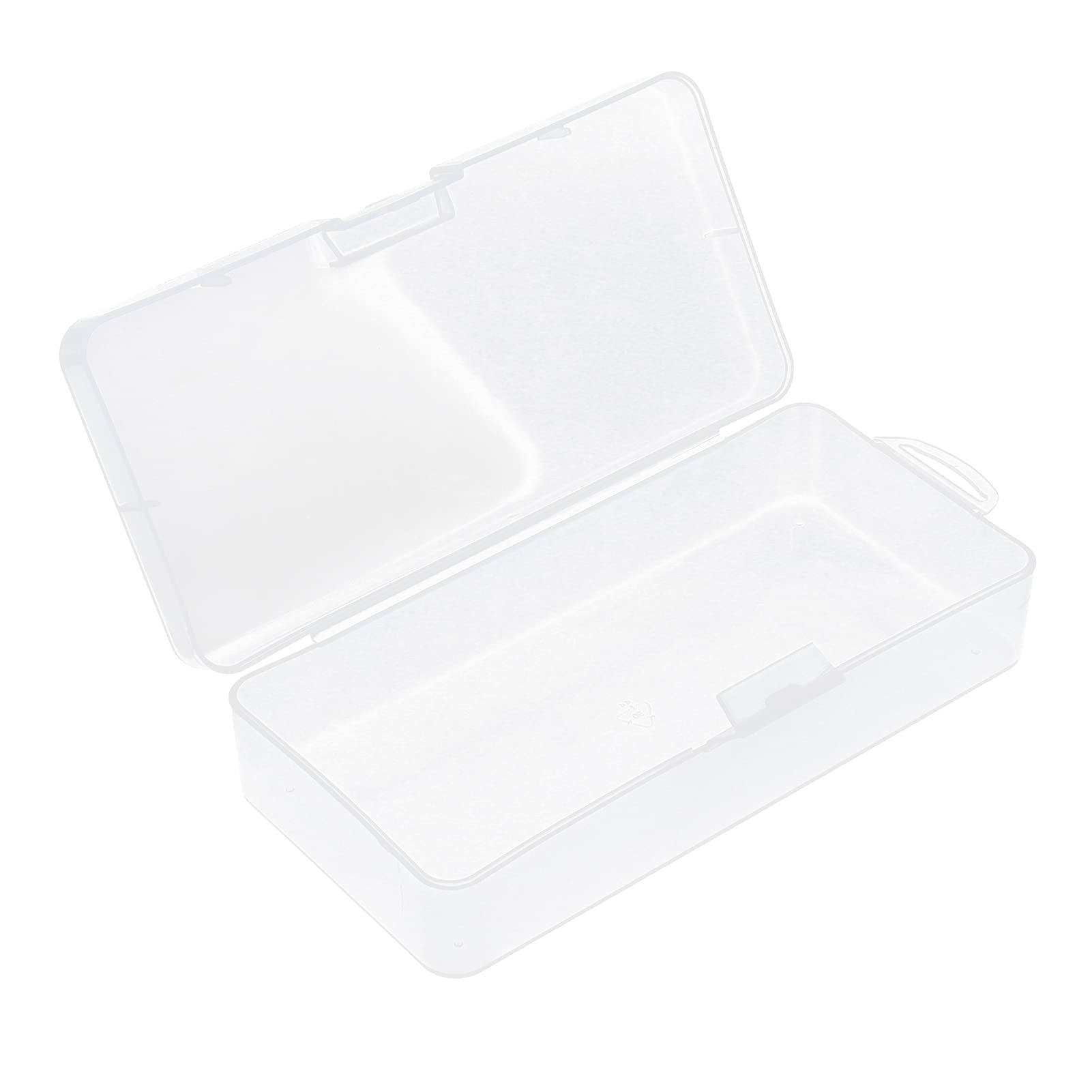 Transparent Plastic Storage Box for Fishing Lures and Jewelry - Fall with Flip Cover, Ideal for Organizing Accessories