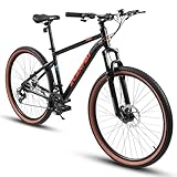Ecarpat Mountain Bike 27.5 Inch Wheel, 21-Speed...